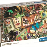Clementoni puzzle Collection de papillons 500 pièces