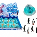 Slime avec un pingouin dans un glacier