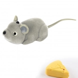 Souris télécommandée avec télécommande infrarouge en forme de fromage