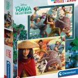 Puzzle Raya et le Dragon 2x60 pièces