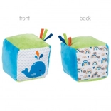 Goki Cube Textile Motrice Baleine Arc-en-ciel