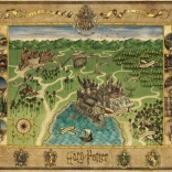 Puzzle HARRY POTTER carte de Poudlard 1500 pièces Ravensburger