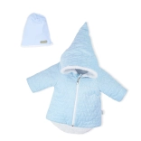Manteau d’hiver pour bébé avec bonnet Nicol Kids Winter bleu