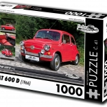 Puzzle RETRO-AUTA Fiat 600 D (1966) – 1000 pièces