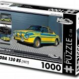 Puzzle Retro-Auta Škoda 130 RS 1000 pièces