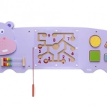 VIGA planche sensorielle et manipulative hippopotame FSC Montessori