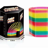 Spirale jumbo colorée avec paillettes