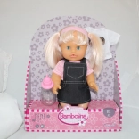 poupée Bambolina Nena 36 cm avec biberon et t-shirt de rechange