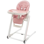 Chaise haute pour enfants New Baby Muka rose poudré