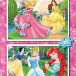 Puzzle PRINCESSES DISNEY 2×20 pièces