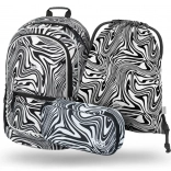 Ensemble Baagl sac à dos, trousse et sac Core Mixture