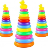 Pyramide de cercles colorés