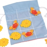 Goki Morpion en bois Crabes contre Poissons