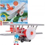 Ensemble Sonic The Hedgehog Tornado Biplane avec figurine de Jakks Pacific