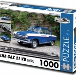 Puzzle rétro voitures Volga GAZ 21 VB 1000 pièces