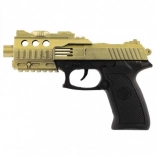 Pistolet jouet en plastique à volant d'inertie pour enfants 20 × 13 cm