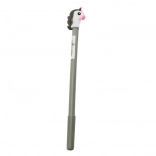 Stylo à bille Unicorn Stopper, plume noire, mélange gris violet 0,5 mm