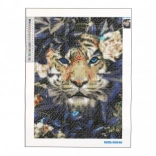 Peinture au diamant Tigre Caché 30x40 cm