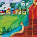 Puzzle Daily Life : Au bord de la rivière 1000 pièces