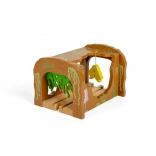 bigjigs rail tunnel en bois monstres