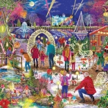 Puzzle édition limitée de Noël Noël magique 1000 pièces GIBSONS