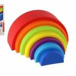 Puzzle en plastique coloré Arc-en-ciel de TEDDIES