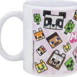 Mug en céramique 325 ml Minecraft rose