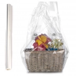 Rouleau de cellophane transparent 70 cm x 2 m