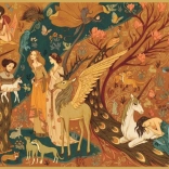 Puzzle panoramique Jardin des licornes