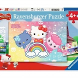Puzzle 2×24 pièces HELLO KITTY