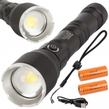 Lampe tactique militaire Bailong avec LED Cree XHP160 et zoom