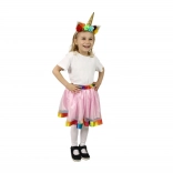 Costume Licorne pour fille avec jupe tutu et serre-tête