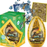 Puzzle recto-verso en œuf National Geographic : Ptérosaure 63 pièces