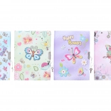 journal souvenir Papillon avec cadenas 13x18 cm