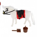 Set de jeu cheval avec selle et accessoires