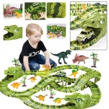 Piste de course dinosaures DIY – 240 pièces