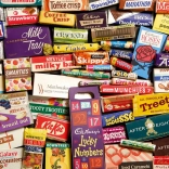 Puzzle Souvenirs sucrés des années 60, 500 pièces GIBSONS