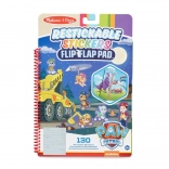 Paw Patrol bloc autocollants repositionnables flip-flap – Mission ultime