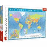 Puzzle 2000 pièces – carte politique du monde