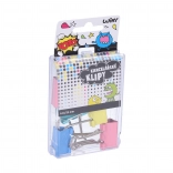 Pinces de bureau 25 mm, lot de 6 pièces