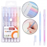 Set de stylos gel aux couleurs intenses, 12 pcs