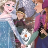 Puzzle La Reine des neiges 104 pièces CLEMENTONI