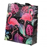 Sac cadeau flamants noirs 30,5 × 24,5 × 10 cm