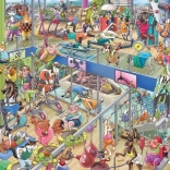 Puzzle HEYE salle de sport des animaux – 1000 pièces