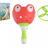 Jouet d'action Grenouille avec hélices à lancer