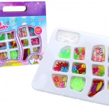Kit créatif de perles colorées pour fabriquer des bijoux