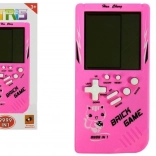 Jeu électronique TETRIS Brick Game rose