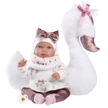 Llorens nouveau-né poupée parlante réaliste 44 cm avec corps souple