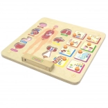 Tableau éducatif du corps humain Masterkidz Montessori