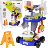 Chariot de ménage pour enfants avec accessoires et aspirateur